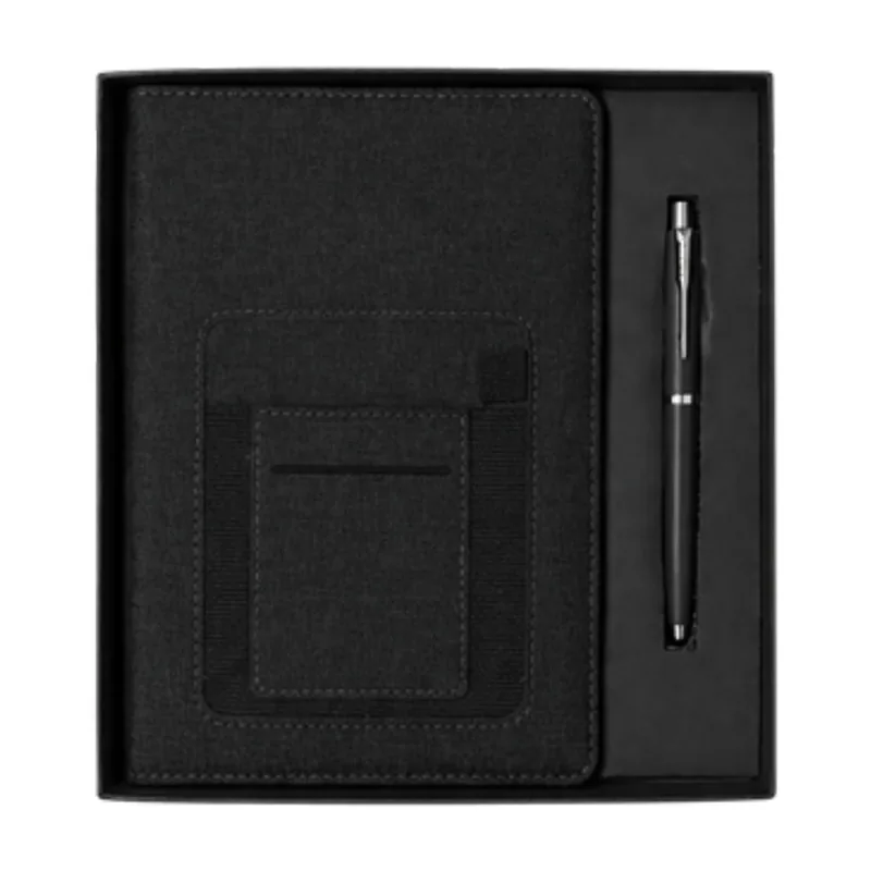 Ball Pen & 190-page Hardbound, code DP18, 2 in 1 corporate gift set