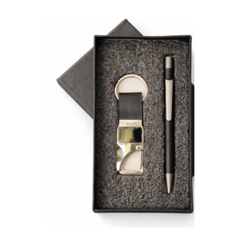 Ball Pen & Bottle Opener Keychain, code HPK05, 2 in 1 corporate gift set