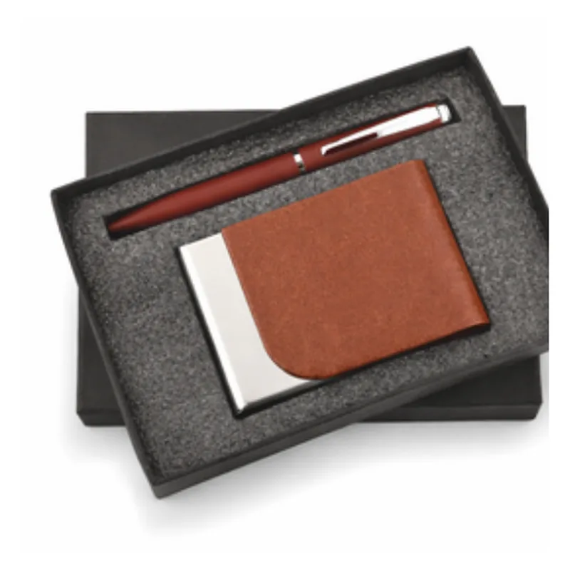 Ball Pen & Cardholder, code PC06, 2 in 1 corporate gift set