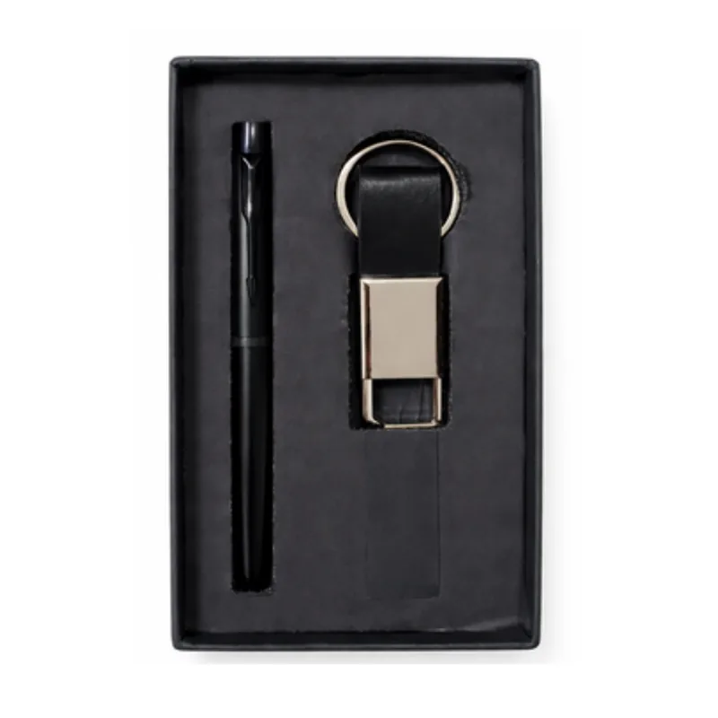 Ball Pen & Hook Keychain, code PK08, 2 in 1 corporate gift set
