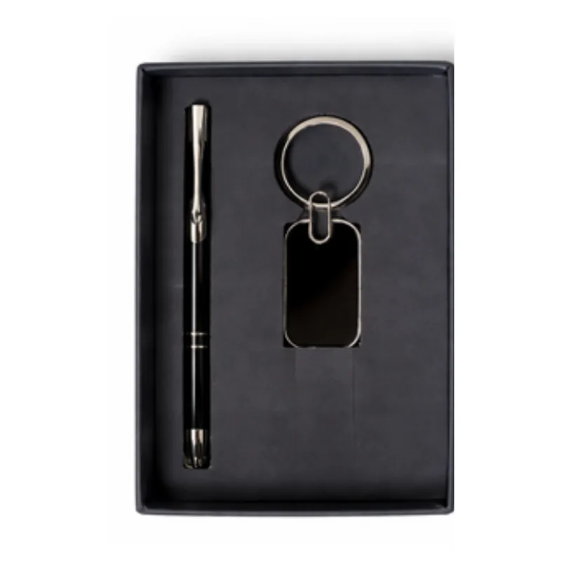 Ball Pen & Metal Keychain, code PK11, 2 in 1 corporate gift set